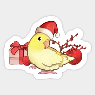 Cute Christmas Bird Sticker